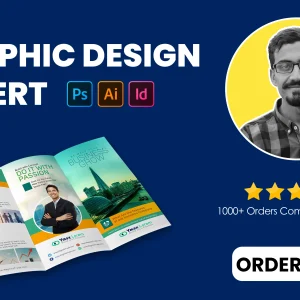 Any adobe photoshop, illustrator, indesign project